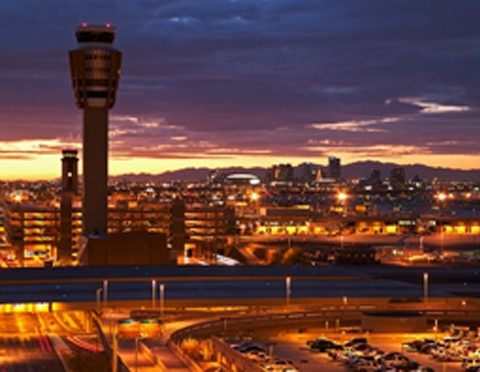 Exterior of Phoenix Airport