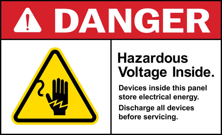 high voltage sign, electrical safety tips for the workplace